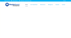 Desktop Screenshot of masterteam.nl